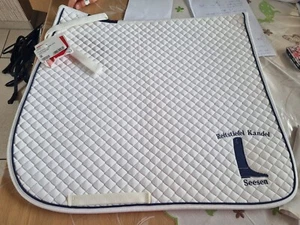 Schabracke, Abschwitzdecke, Ledertrense im Paket - gut erhalten - Bild 1 von 6