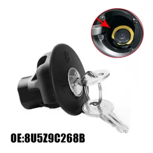 Tappo coperchio spina serbatoio benzina bloccaggio 8U5Z9C268B con 2 chiavi per Ford Lincoln - Foto 1 di 11