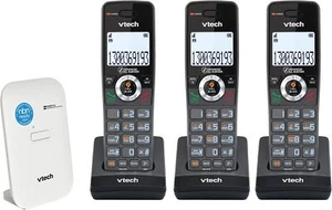 VTech Executive Cordless Bundle - NBN Ready Phone System - 3 handsets - Black - Picture 1 of 8