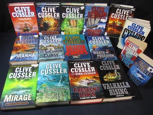 Clive Cussler - Set of 15 Hardcover Novels and 2 Paperbacks - Incl. Shipping! - Picture 1 of 1