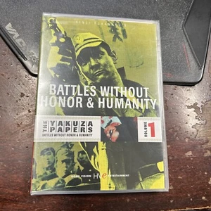 THE YAKUZA PAPERS VOL. 1: BATTLES WITHOUT HONOR & HUMANITY DVD 2004 Brand New - Picture 1 of 5