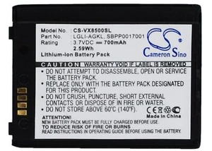 NUEVA Batería para LG Chocolate 3 VX8500 VX-8500 LGLP-AGKM Li-ion Stock Reino Unido - Imagen 1 de 5