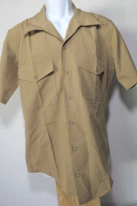 MILITÄR UNIFORM Knopf SHIRT INFANTERIE OFFIZIER USMC M 15 151/2 gekreuzte Gewehre - Bild 1 von 9