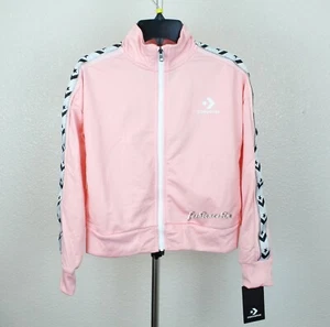 NWT Converse Sporty Side Stripe Star Track Jacket (Big Girls), CANDYPINK, Medium - Picture 1 of 4