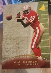 1995 Pinnacle #215 J.J. Stokes San Francisco 49ers Rookie - Bild 1 von 4