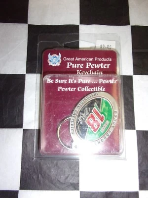 NASCAR Pewter Keychains Many Different Drivers-Choose the One You Want - Image 1 of 4