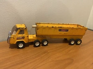 Vintage 1970'S Buddy L Pressed Steel 10" Side Dump Truck Dumper Trailer Hauler - Picture 1 of 6