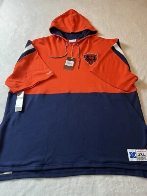 Новый с Ярлыками Chicago Bears Mitchell & Ness Throwback NFL отрезной толстовка 3XL - Изображение 1 из 4