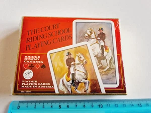 Cards For Game Sealed The Court Riding School Piatnik Poker Playing Cards New - Picture 1 of 2