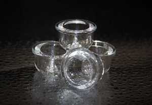 6 pièces bol en verre de remplacement pour pipe à fumer en silicone tabac cigares accessoires - Photo 1/5