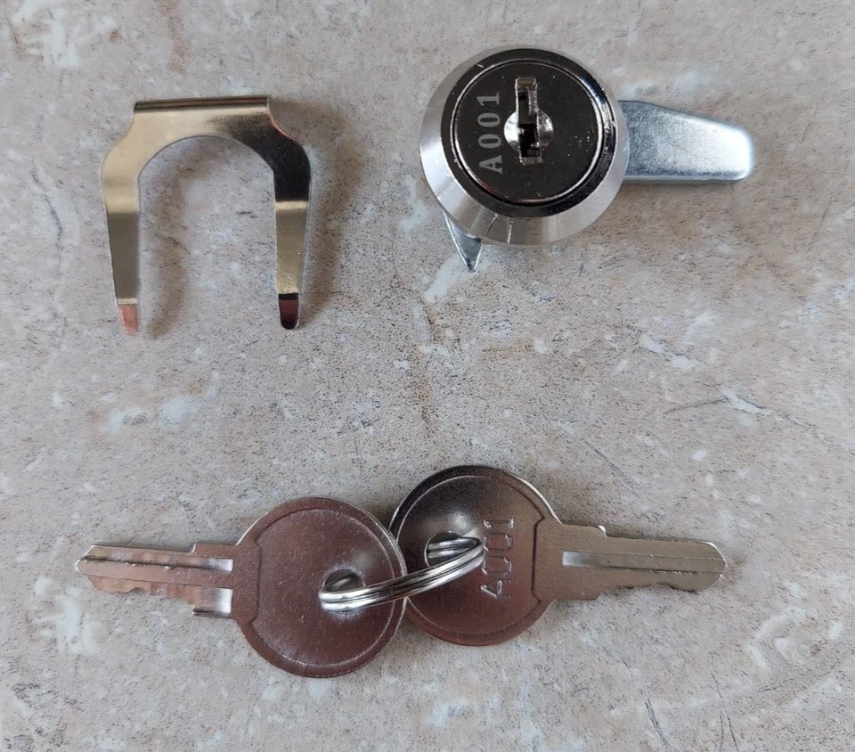 CRS Cash Drawer Lock & Keys Fits MMF Val-U Line, Fits Touch Bistro Replace B100-B129