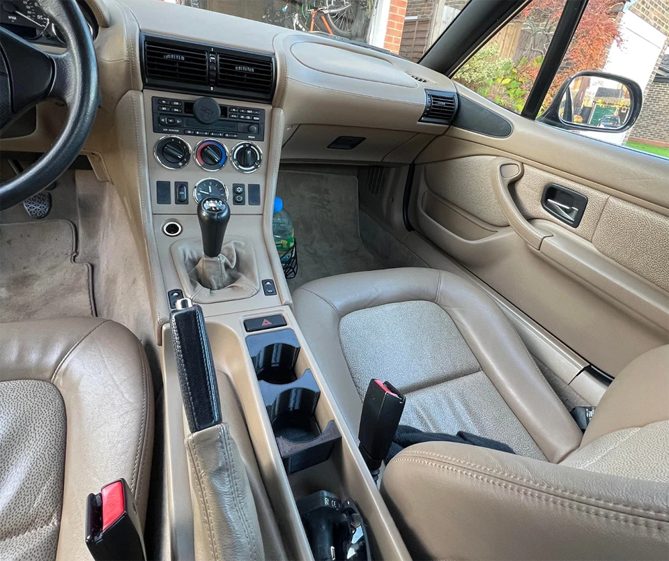 Consola central extraíble estacionamiento freno de mano soporte doble taza para BMW Z3 (E36|7) Foto 1 de 4