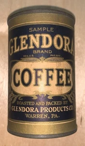 GLENDORA MARKE MUSTERGRÖSSE Antik/Vintage Kaffeedose/Dose Warren, PA USA - Bild 1 von 7