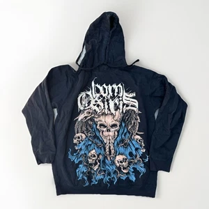 Y2K Born Of Osiris Hoodie Size M On Tultex Hoodie Label - Picture 1 of 3
