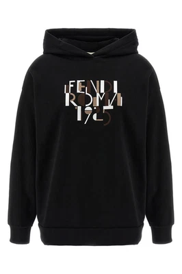 FENDI $1250 Black Sweatshirt New & Authentic - Image 1 of 2