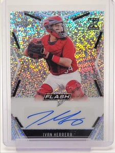 IVAN HERRERA 2020 LEAF FLASH XRC ROOKIE SILVER SPECKLE #BA-IH1 RC AUTO Q4762 - Picture 1 of 2