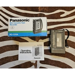Vintage Fully Functional Panasonic Mini Cassette Tape Recorder RQ-335A - Picture 1 of 10