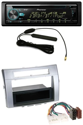 Pioneer CD MP3 AUX DAB USB Autoradio für Toyota Corolla Verso 2004-2009 silber - Bild 1 von 4