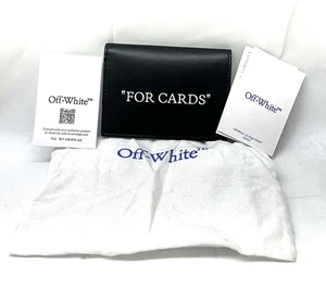OFF WHITE "For Cards" schwarze Leder Geldbörse! (CMP107822) - Bild 1 von 5