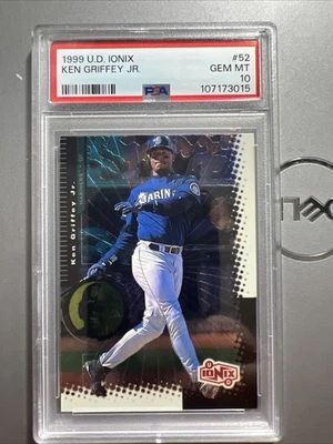 🔥 1999 UPPER DECK U.D. IONIX KEN GRIFFEY JR. #52 MARINERS GEM MINT PSA 10 🔥 - Image 1 of 4