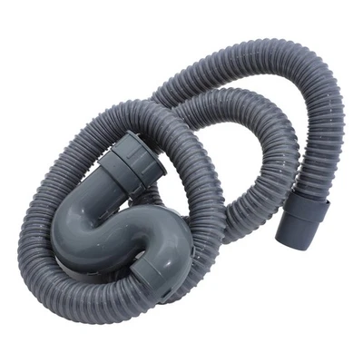  Dishwasher Drain Hose Fitting Washbasin Pipe Bathroom Corrugated - Bild 1 von 4
