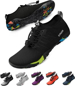 Water Shoes for Women Men Barefoot Breathable Quick-Dry Aqua Sports Beach River - Picture 1 of 12