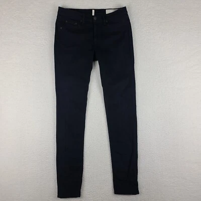 Rag Bone Jeans Womens 29 Legging Skinny Wash Black Plush Soft Cotton GC - Image 1 of 4