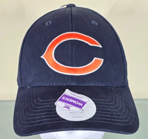 CHICAGO BEARS Team Apparel NFL Strapback Womens Cap Hat Navy Blue OSFM - Picture 1 of 8