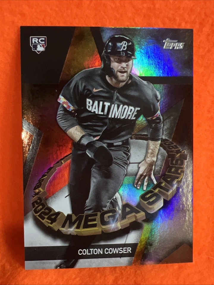 🔥🔥COLTON COWSER 2024 TOPPS BASEBALL 2024 MEGA STARS SSP TMS-20 ORIOLES 🔥🔥 - Image 1 of 2