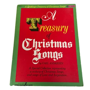 A Treasury of Christmas Songs Carl Andersen All Organ Shattinger Treasury D143a - Picture 1 of 5