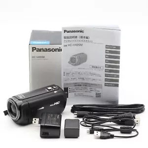 Panasonic HC-V495M HD 64GB Optical 50x Black HC-V495M-K from Japan unused - Picture 1 of 24