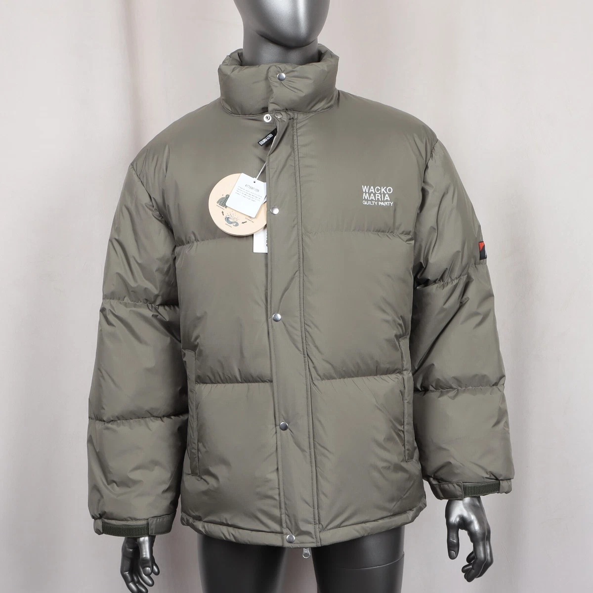 ジャケット・アウター WACKO MARIA NANGA DOWN JACKET GRAY GREEN Wacko Maria Nanga Down Jacket - Gray/Green – Goodhood