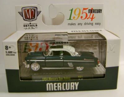 1954 '54 Mercury Sun Valley Green R61 M2 máquinas diecast 2022 Foto 1 de 2
