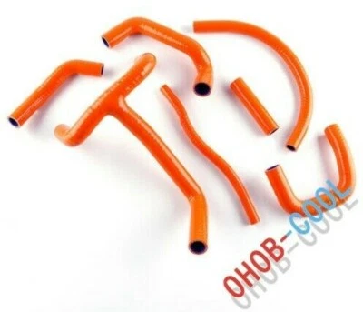Manguera de radiador naranja para KTM 400/620/625/640/660 LC4 Adventure/Duke II 1994-2007 Foto 1 de 4