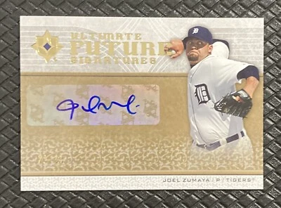 JOEL ZUMAYA 2006 UD Ultimate Future Signatures GOLD Auto /25 Detroit Tigers RC - Image 1 of 2