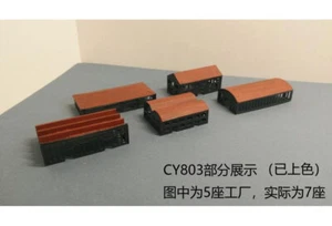 Chuan Yu 1/700 Port Factories Set B (7pcs) - Picture 1 of 1
