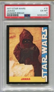 1977 Star Wars Wonder Bread Jawas #10 Trading Card PSA 6 EX-MT - Picture 1 of 2