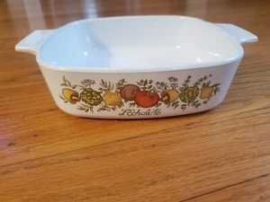 Vintage Corning Ware Spice of Life L’Echalote 1 QUART Kasserolle A-1-B OHNE DECKEL - Bild 1 von 10