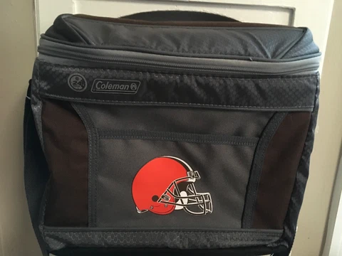 COLEMAN CLEVELAND BROWNS 16 CAN 24  HOUR PORTABLE  COOLER Cover