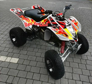 LTZ 400 suzuki wrap graphics stickers kit decals quad 2003 to 2008 kfx 400 - Foto 1 di 3