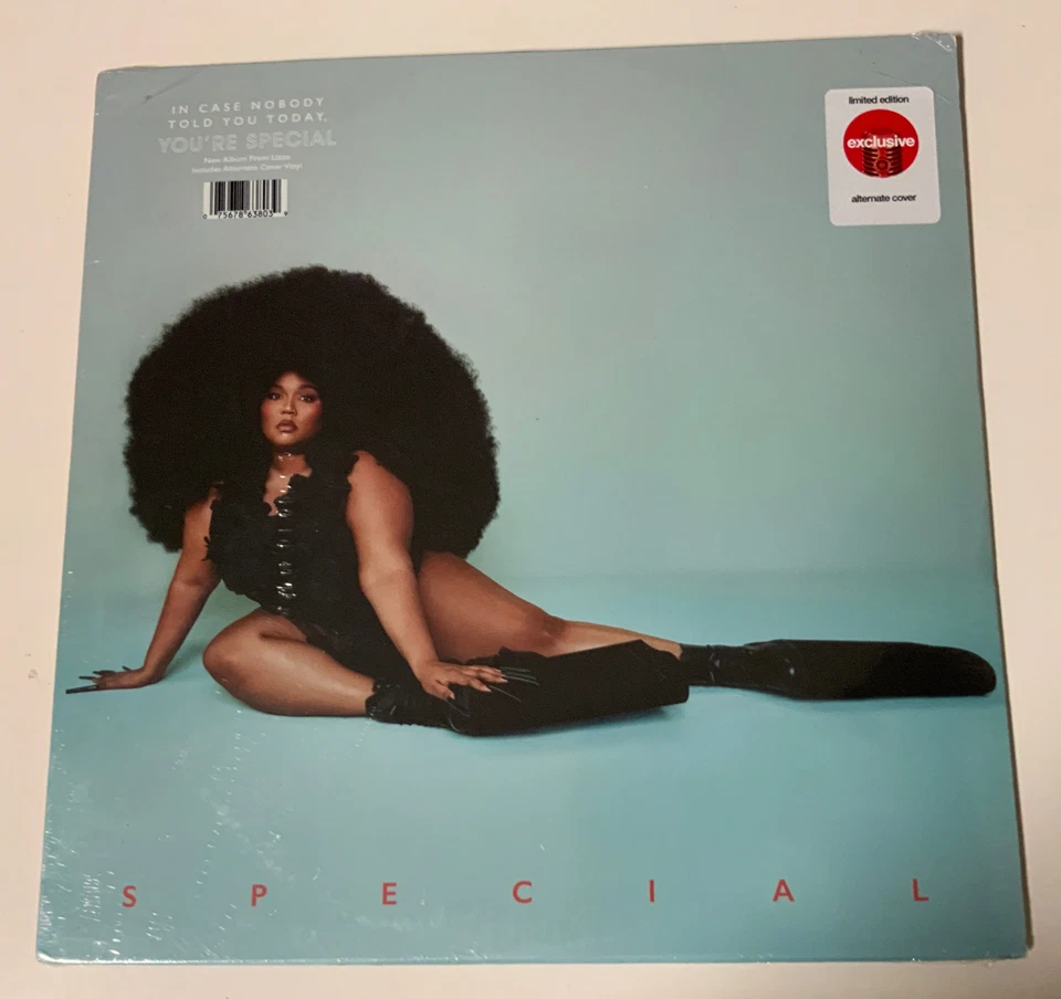 LIZZO "Special" Alternate Cover TARGET Black 12" Vinyl LP