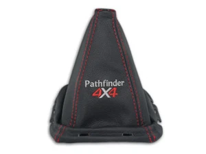 SWITCH BOOT FOR NISSAN PATHFINDER R51 05-09 SWITCH BAG EMBROIDERY + FRAME - Picture 1 of 7