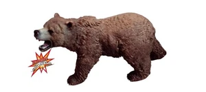 Schleich (14685) Collectable Brown Grizzly Bear Roaring Wildlife Series Figure - Picture 1 of 4