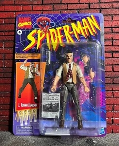 Hasbro Marvel Legends Retro Spider-Man Serie Jonah Jameson NUOVO - Foto 1 di 4