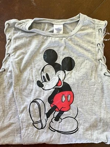 Mickie Mouse Shirt Girls 11/13 Juniors Women’s Sleeveless Shirt - Picture 1 of 3