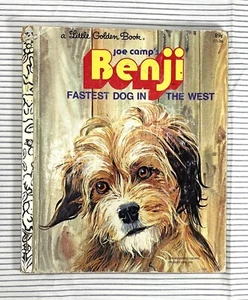 Little Golden Book Joe Camp's Benji Fastest Dog in the West copyright 1978 - Picture 1 of 7