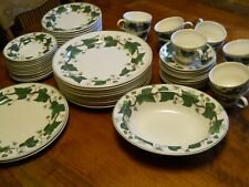 Wedgwood Napoleon Ivy Dinnerware, Dinner/Luncheon/Dessert Plates Serving Bowl