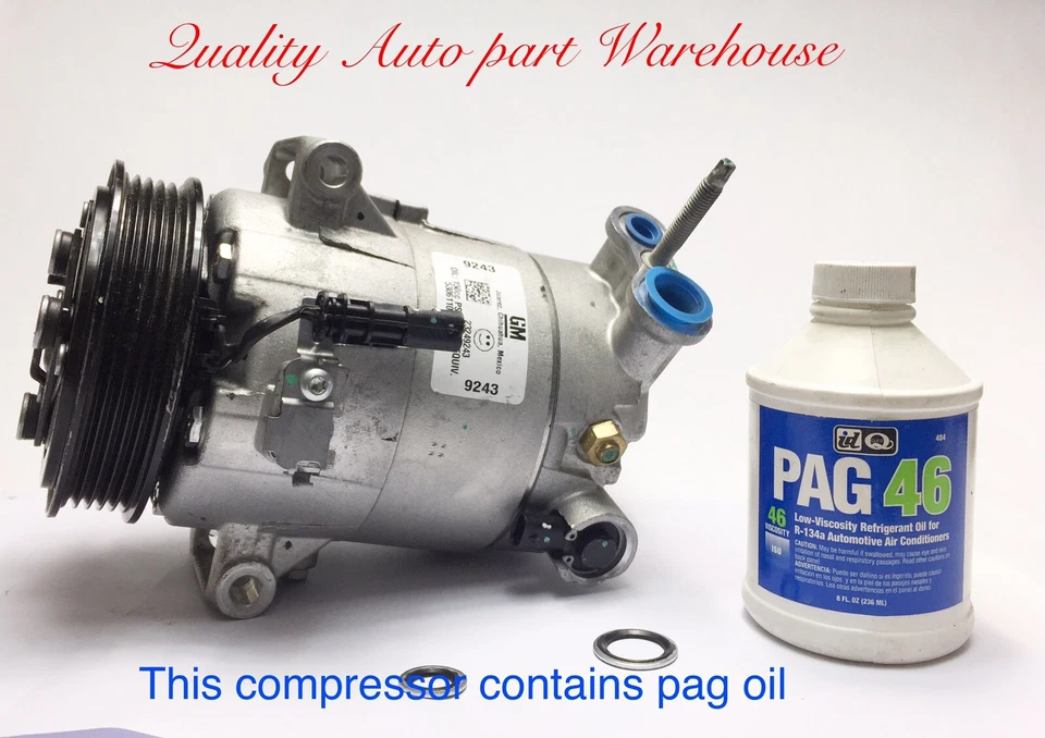 Chevrolet Colorado GMC Canyon 2015-2019 2,5 L OEM remanente Compresor de CA con garantía Foto 1 de 3