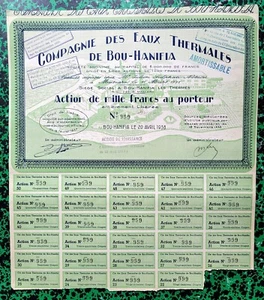 Algérie - Bou Hanifia les Thermes -  Déco Secteur du Thermalisme 1938 Modèle N°1 - Picture 1 of 3