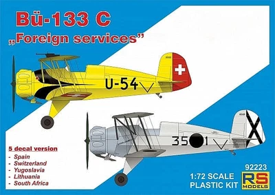 RS Models 92223 Bucker-133 C "Foreign Services" Kit Montaggio 1/72 - Immagine 1 di 2